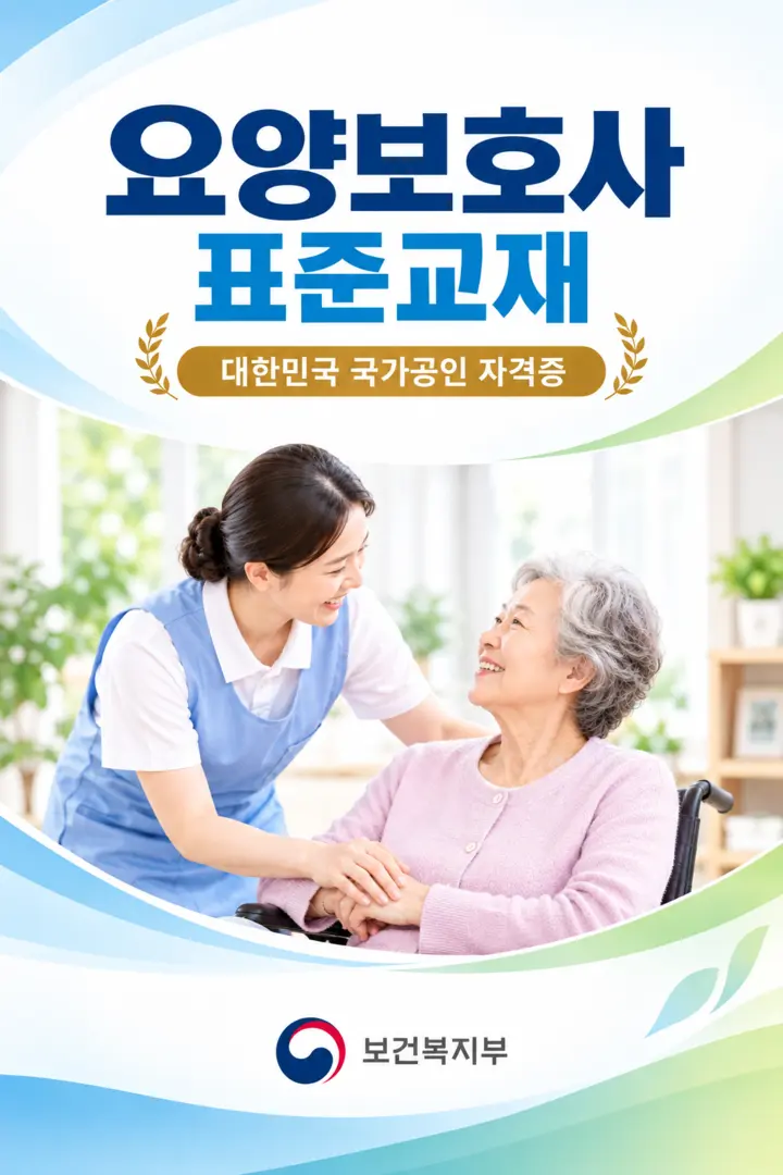 요양보호사 표준교재 표지 초안